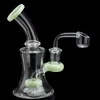 Long neck quartz banger 4mm bowl with domeless 10mm 14mm 19mm polished joint for glass bog dab rigs