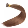 Elibess Haar Vollkuthia ausgerichtet Remy Human Hair Doppelgezogene vorgebundene Keratin -Nagel U Tipp Haarverlängerungen 1Gstrand 100strands5293774