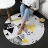 Round Carpet Home Floor Mat Computer Swivel Chair Blanket Bedroom Living Room Leisure Rug