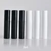 2 ml échantillon bouteille de parfum en plastique portable transparent noir blanc couleur vaporisateur rechargeable bouteille claire vide petites bouteilles 200 pcs/lot