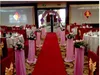 Red Wedding Centerpieces Carpet Aisle Runner 1 Meter wide 20M long T Station Decoration Wedding Favors Carpets Free Shipping