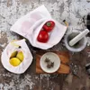 10 adet / grup Premium Kullanımlık Halat Örgü Üretmek Çanta Mutfak Meyve Sebze Oyuncaklar Depolama Kılıfı İpli Bakkal Alışveriş Çantası