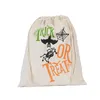 Halloween Bags Feestartikelen Canvas Candy Tassen 9 Stijlen Trekkoord Gift Bag Canvas Santa Sack Stuff Sacks Tote Tassen voor Halloween-feest