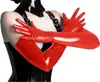 Schwarze Erwachsene Sexy Lange Latexhandschuhe Clubwear Sexy Catsuit Damen Hüftfetisch Kunstlederhandschuhe Cosplay Kostüme Zubehör6085081