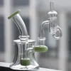 Zestaw Quartz Diamond Loop Banger Nail Oil Knot Recycler Quartz Banger Paznokci Carb Cap Damber Insert Bowl 10mm 14mm Mężczyzna Kobieta