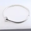 Atacado de fábrica Pulseiras banhadas a prata esterlina 925 Corrente de cobra de 3 mm Fit Pandora Charm Beads Pulseira de joias para homens e mulheres