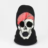 4 stili Halloween Horror Teschio Lavorato a Maglia Fascia Fantasma Maschera Cosplay Cappello Vizioso Fresco Demone Berretti Invernali