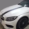 Para mercedes adesivo completo linha de corrida capô do carro telhado cauda corpo decorativo decalque saia lateral adesivos apto para benz a b c e s class224j