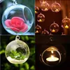 1Pc 100 MM Hanging Tealight Holder Globi di vetro Terrario Portacandele da sposa Candeliere Vaso Home Hotel Bar Decorazione