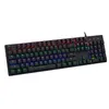 SHIPADOO JK200 Teclado Mecânico Gaming Teclado Ergonômico Multimídia USB Gaming Rainbow LED Backlight 104 Teclas Anti-Ghosting