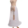 Viktoriansk petticoat crinoline underskirt kostym tillbehör kvinnor rococo klänning vit bur ram pannier rörelse hoop halloween cosplay kjol