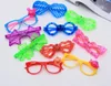 LED LIGHT UP TOYS PARTY FAVORS HALLOWMAS GLASSES BULK GLOW in the Dark Party Supplies for Adders and Kids Random Shape and col5434063