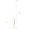 Canna da pesca portatile sul ghiaccio per gamberetti di lunghezza 75 cm, attrezzatura da pesca leggera portatile, canne con esca, attrezzi da pesca