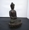 8 "Tibet Velho Tibetano Buddhis Amitabha bronze buddha statu
