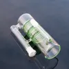 Hookahs Ash catcher trois green ashcatcher perc recycler 14mm 18mm Male Female pour Glass bongs bubbler