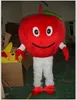 2018熱い販売エヴァ素材赤いアップルマスコット衣装フルーツ漫画アパレル広告