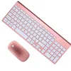 Combo clavier et souris sans fil professionnel ultra-mince 102 touches souris clavier sans fil à faible bruit pour Mac Pc Win XP/7/10 Tv Box