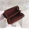 Wholesale original leather designer short wallet Fashion top quality original coin purse women wallet classic zipper pocket money Holders