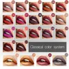 21 stks / partij Pudaier Waterdichte Fluwelen Vloeibare Lipstick Sexy Rode Lip Tint 21 Kleuren Make-up Langdurige Maquiagem Matte Naakt Glossy Glanzen