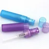 5 ml 8 ml 10 ml plastikowa butelka z sprayem z mgłą atomizer pusta napełnienie perfum próbka fiolki kosmetyczne bezpłatna wysyłka LX3946