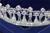 Princess Diana Crowns Brudhuvudstycken med Zirconia Pearls Bridal Jewelry Girls Prom Party Performance Pageant Wedding Tiaras #BW-JS019