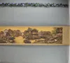 Antike Sammlung antike Emaille-Malerei Banner Landschaftsmalerei Wohnzimmer Malerei Nanxiang alte Traumkarte