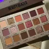 Neue Make-up-Marke Beauty Glazed Perfect 18 Farben Lidschatten-Palette Mattschimmernder metallischer Lidschatten DHL 1798929