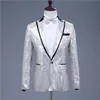 Men, lantejoulas de lantejoulas Blazers Sete cores Costume Jackets Nightclub Singer Suits Casats Casated Lappel One Button Apresentador de traje para 6501441