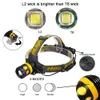 Shustar 5000Lumensの取り外し可能なヘッドランプが懐中電灯になりますL2 / T6ズーム可能なヘッドライト防水ヘッドトーチを無料の贈り物を与える