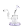 glasbong oljerigg 5MM tjocklek banger nail bongs honled 14,5MM bubbler dubbrigg Vattenpipor