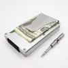 New Fashion ID Holder Travel Mini RFID Wallet Men Slim Business Card Case Male Money Clip Small Wallets