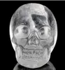 Cranio di cristallo di quarzo chiaro naturale che guarisce intaglio reiki