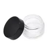 Rich Dog Middle Size Transparent Glas Airtight Stash Jar Portable Vakuum Seal Wax Oil Jar Tobacco Herb Storage Vattentät behållare