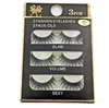 3D false eyelashes Handmade 3 Pairs/set Beauty Thick Long Soft lashes Fake Eye Lashes Eyelash Sexy High Quality free shipping