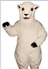 Пользовательские Белый овец костюм талисмана бесплатная доставка