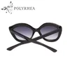 High Quality UV Protection Sunglasses Designer Brand Cat Eye Sun Glasses For Men Women Matt Black Gradient Lens With Box And Case
