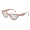 New Vintage Cat Eye Sunglasses Donna Brand Designer Retro Sunglass Triangle Donna Occhiali da sole Specchietti da sole UV400