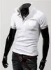 2018 New Lattice Colorblock Men's Slim Fashion Short-Sleeve Short-Sleeve T Fashion Blanket