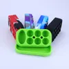 6+1 Nonstick Wax Containers silicone big rubber wax can Silicon container wax jars dab storage dabber jar oil vape pen FDA DHL