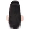 Pre Plucked Brazilian Human Hair Straight Lace Front Wigs Natural Color Virgin Hair Wig for Women