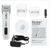 Kemei Professional Hair Clipper Akumulator Elektryczny LCD Włosów Trymer Hair Cążki Fryzjer Fryzjer Narzędzia do stylizacji dla mężczyzn Wtyczka UE