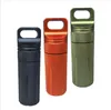 XXL Aluminum Alloy Pill Box Case Bottle Holder Container Waterproof Storage Airtight Cylinder Stash 3 color choose Size 30*100mm