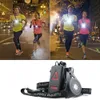 1200lm XPE Outdoor Sport Running Lights Q5 LED Night Running Warning Lights USB Charge Chest Lamp White Light Torch