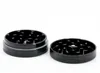 Space Case Grinders 63mm Herb Grinder 2 Piece Tobacco Cursher With Triangle Scraper Aluminium Alloy CNC spacecase Grinder