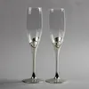 Wedding champagne glasses wedding champagne flutes toasting flutes wine glasses Festive & Party Supplies