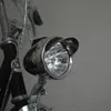 6 LED Metall Shell Super Light Old Style Classic Vintage VNTGA Retro Bike Cykel Front Headlight Gratis frakt