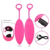 Homem nuo Vagina Bola 10 Velocidade G spot Vibrador Ovo Vibrando Sem Fio Controle Remoto Sex Toys para Mulheres Recarregável USB S918