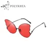 Sonnenbrille Luxus Frauen Marke Designer Schmetterling Sonnenbrille Rahmen UV-Schutz Top Qualität Mode Sommer Stil