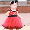 Baby Girl Princess Bow Dress Costume New Little Girl Summer Clothing Dot Kjol Birthday Party Dress Children039s Christmas Clot2040557