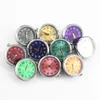 Lo más nuevo, 10 Uds. De abalorios con botones a presión para reloj de cristal, joyería con botones a presión de 18mm y 20mm para pulsera DIY reemplazable 1220T